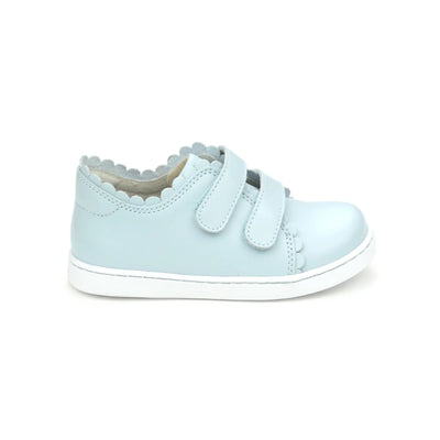 Caroline Scalloped Sneaker Light Blue