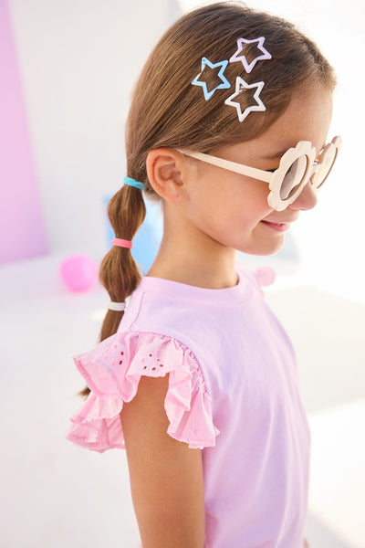 Eyelet Tank Pink