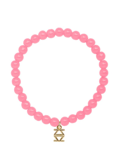 Small Glass Bead Stretch Bracelet  (Various Colors)