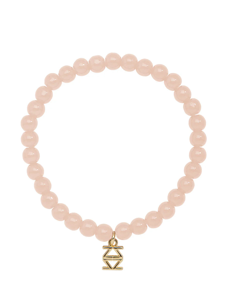 Small Glass Bead Stretch Bracelet  (Various Colors)