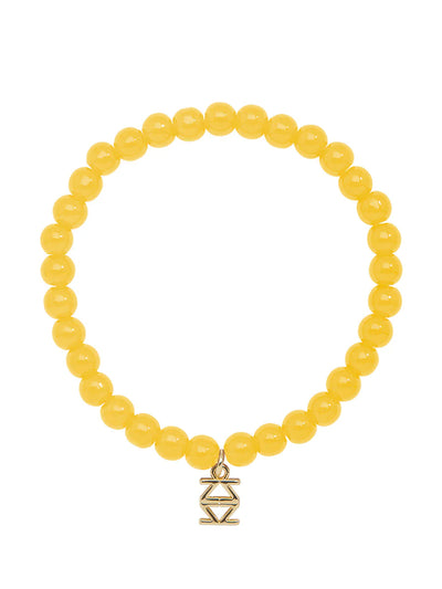 Small Glass Bead Stretch Bracelet  (Various Colors)