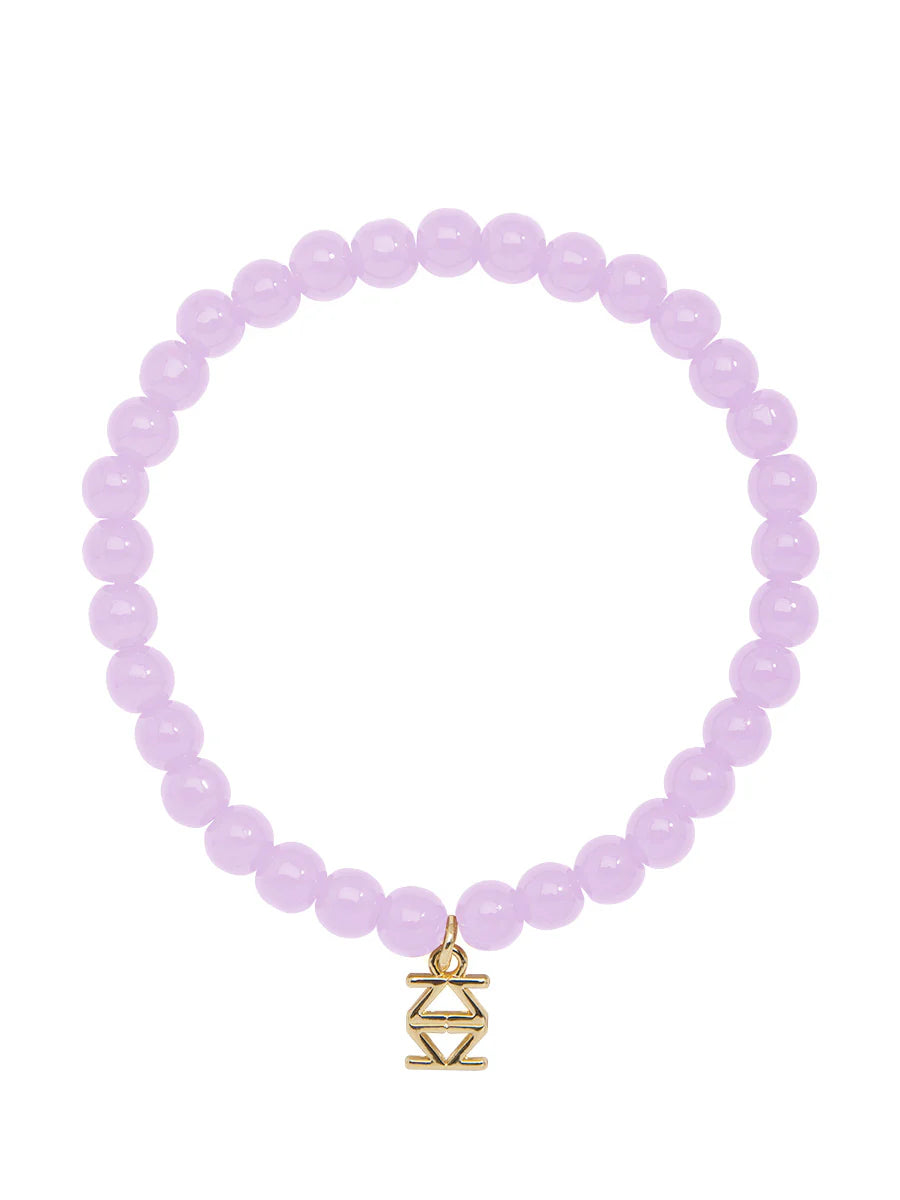 Small Glass Bead Stretch Bracelet  (Various Colors)