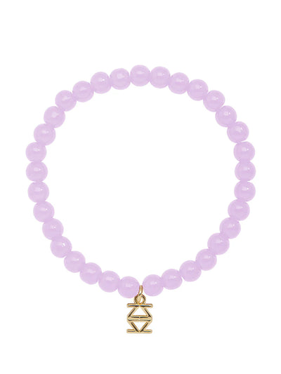 Small Glass Bead Stretch Bracelet  (Various Colors)