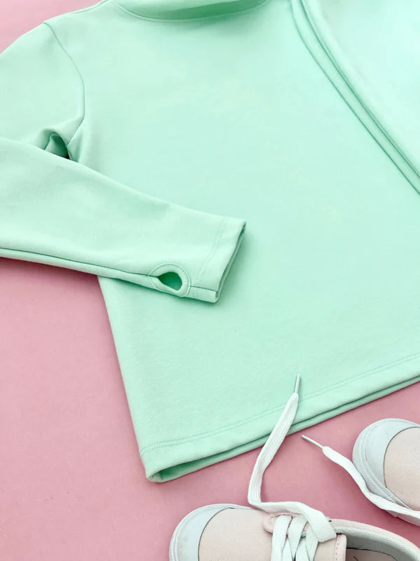 Prepletic Finley Funnel Sweatshirt Sea Island Seafoam