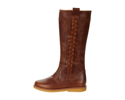 Braided Boot Brown