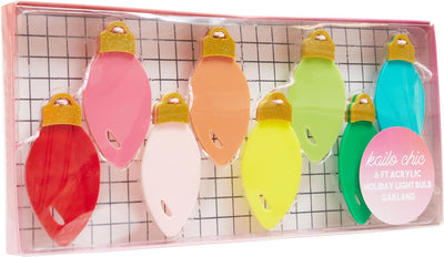 Kailo Chic Acrylic Christmas "Lights" Garland