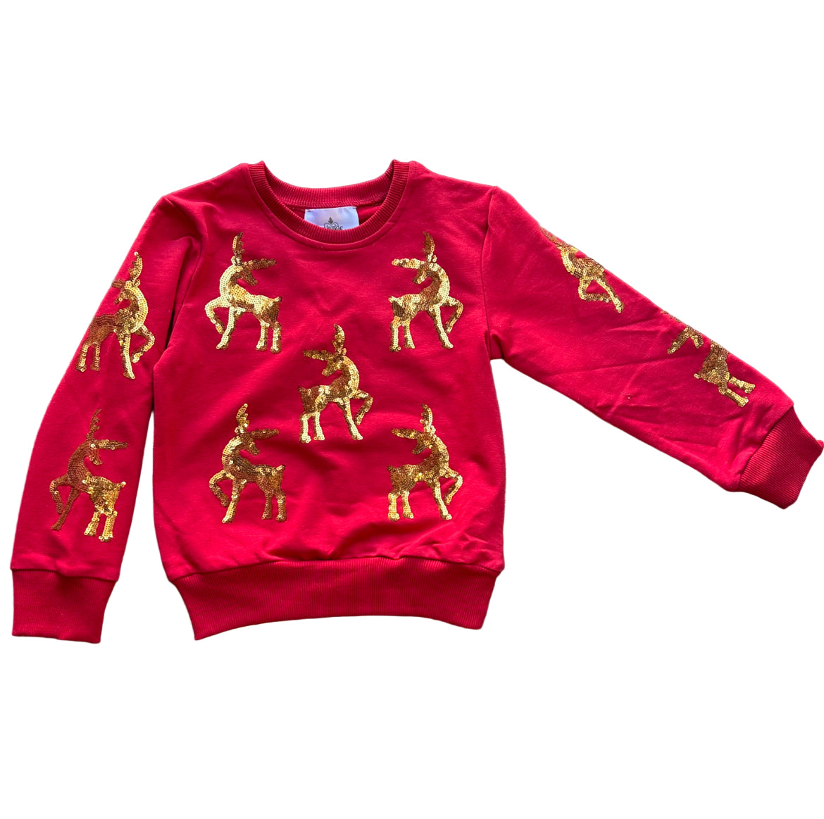Red Reindeer Sweatshirt