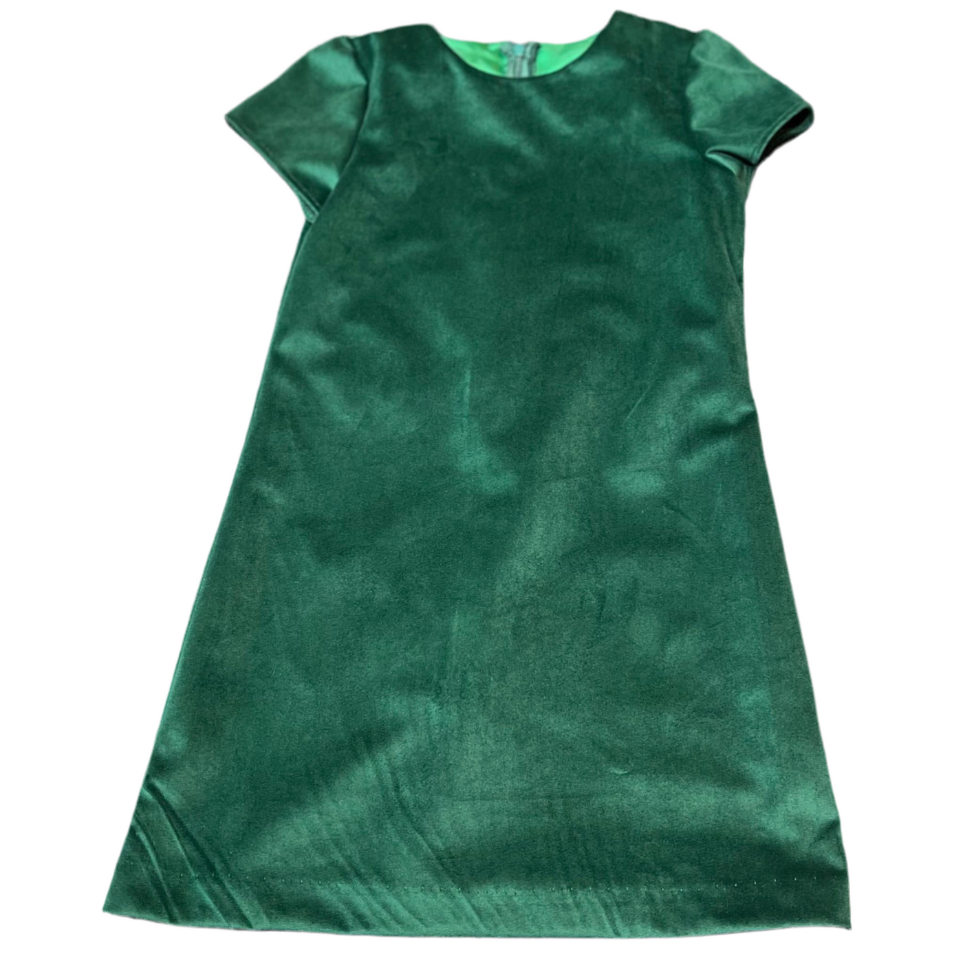 Green Velvet Dress