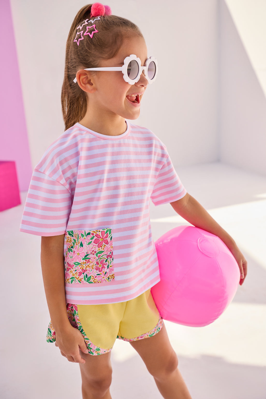 Boxy Tee Frangipani Pink