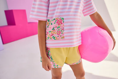 Boxy Tee Frangipani Pink