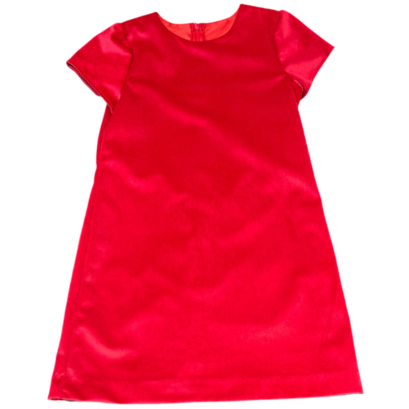 Red Velvet Aline Dress