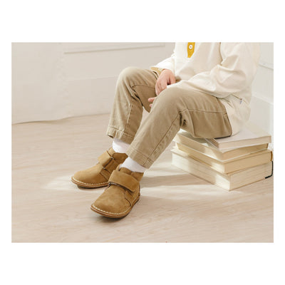 Emmett Velcro Bootie Nubuck Khaki