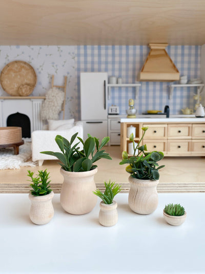 Dollhouse Potted Plant | Various Sizes + Styles: Bowl