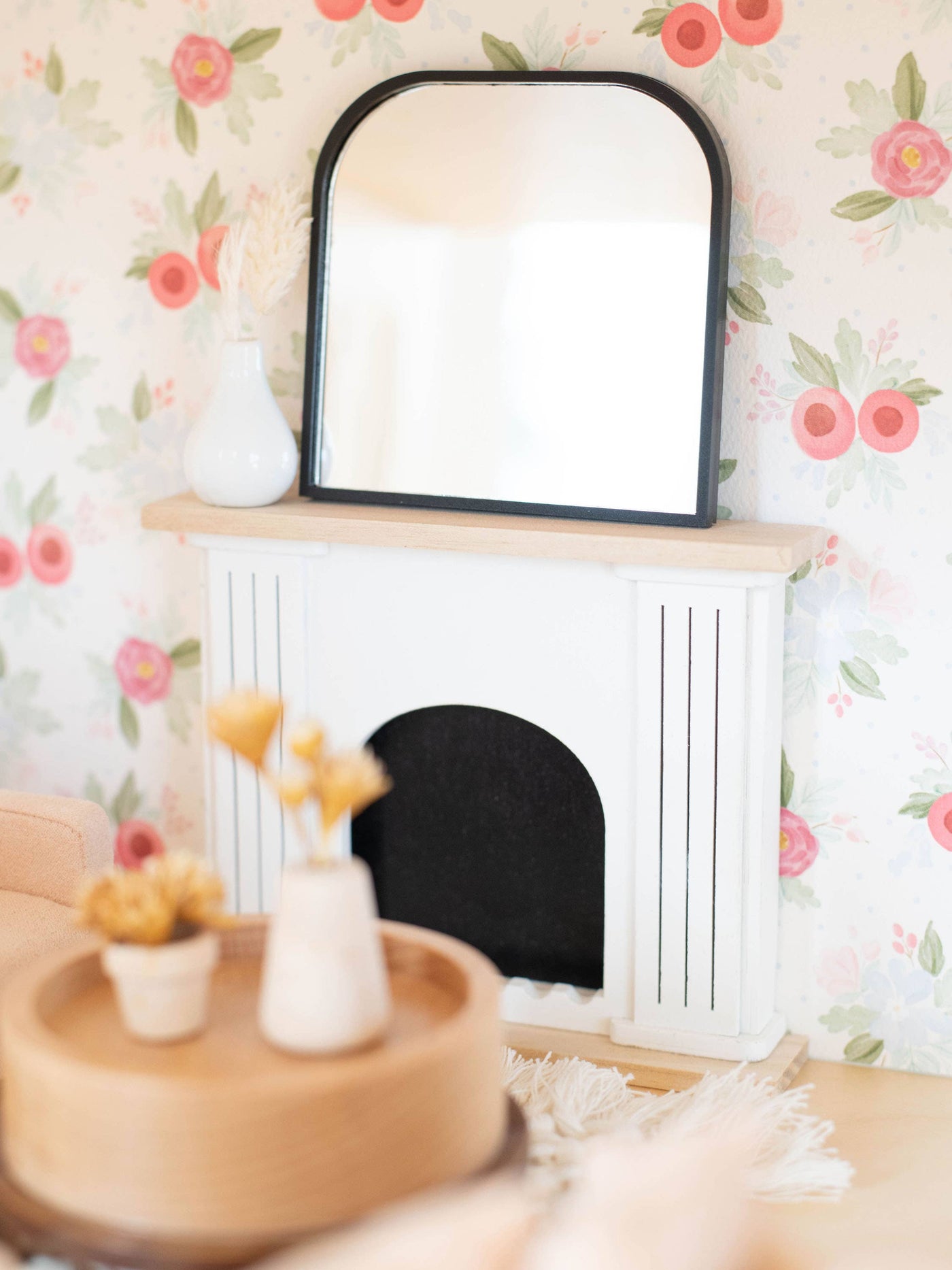 Dollhouse Bristol Arched Mirror | Multiple Colors: White