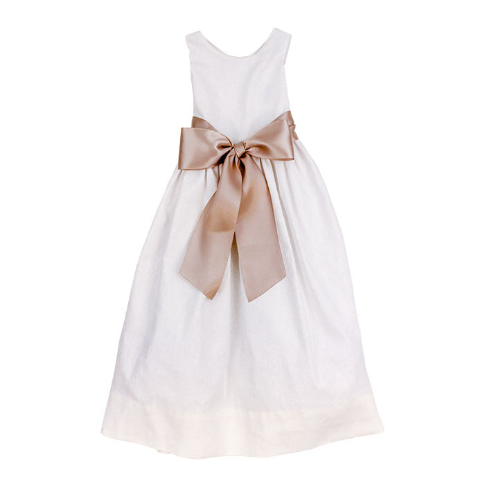 Whisper Linen Empire Sash Dress