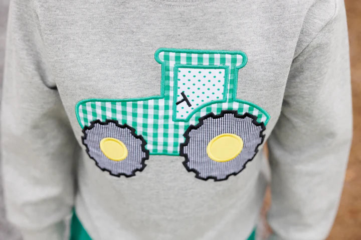 French Terry Pullover Tractor