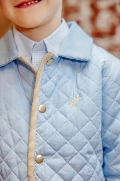 Caldwell Quilted Coat Barrington Blue with Barrington Blue MW