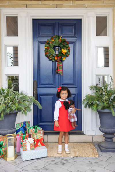 Dolly Cindy Lou Sash Dress Keene Place Plaid