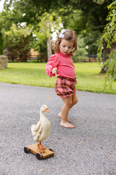 Girls Maude's Peter Pan Collar LS Shirt & Onesie PCC