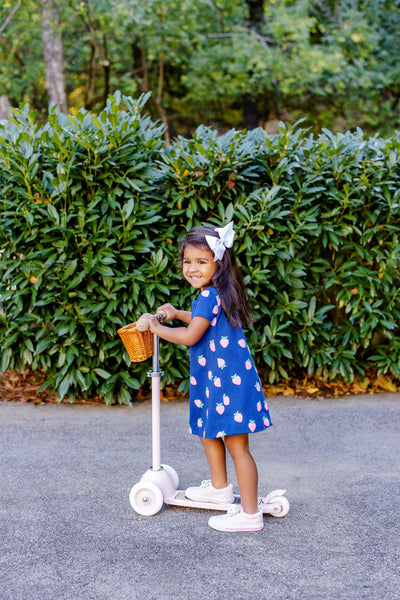 Polly Play Dress SS Sanibel Strawberry Navy