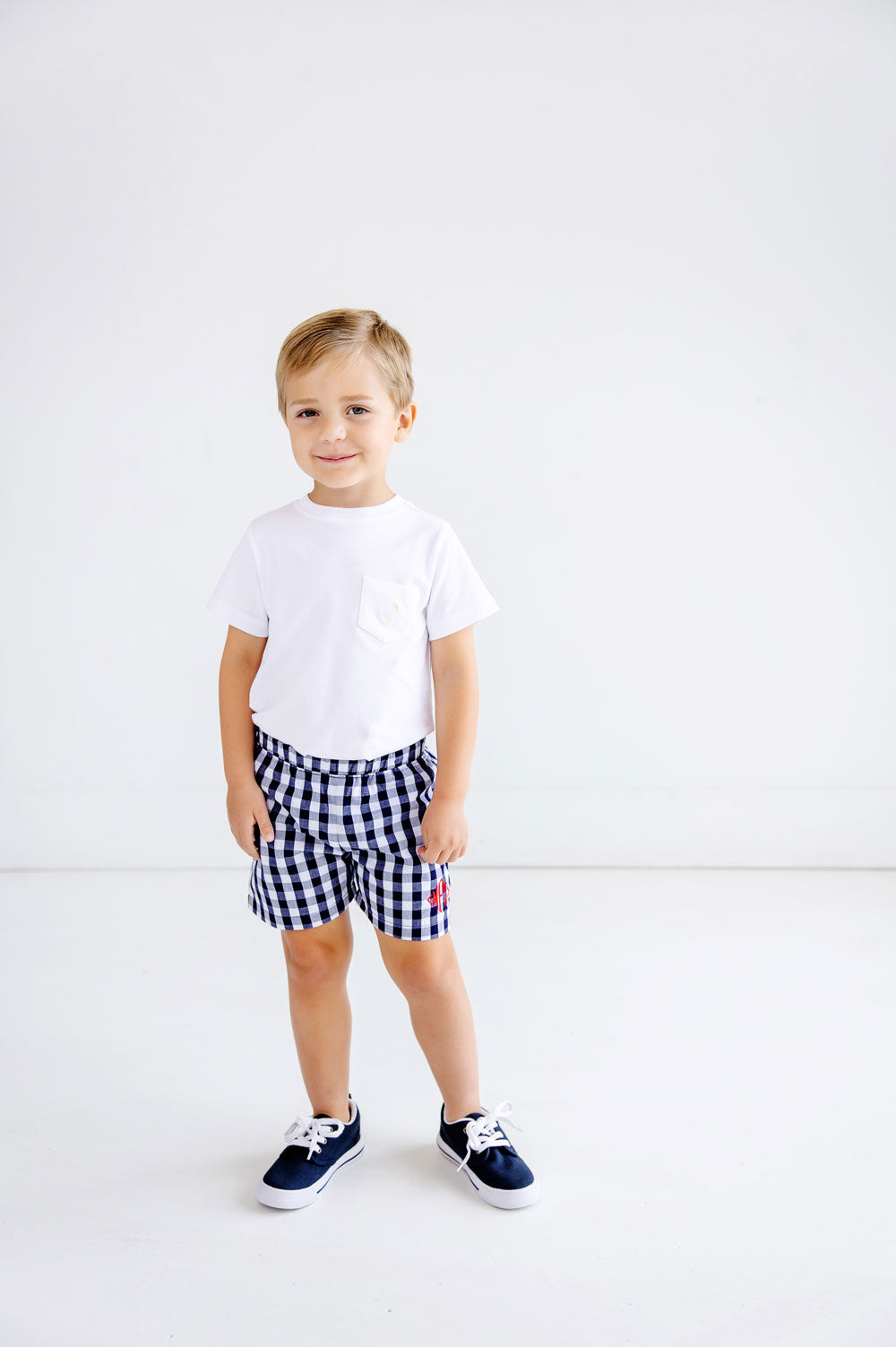 Shelton Shorts Nantucket Navy Chatham Check