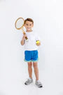 Prepletic™ Sheppy Shorts Wood Boat Blue with KKG & WAW