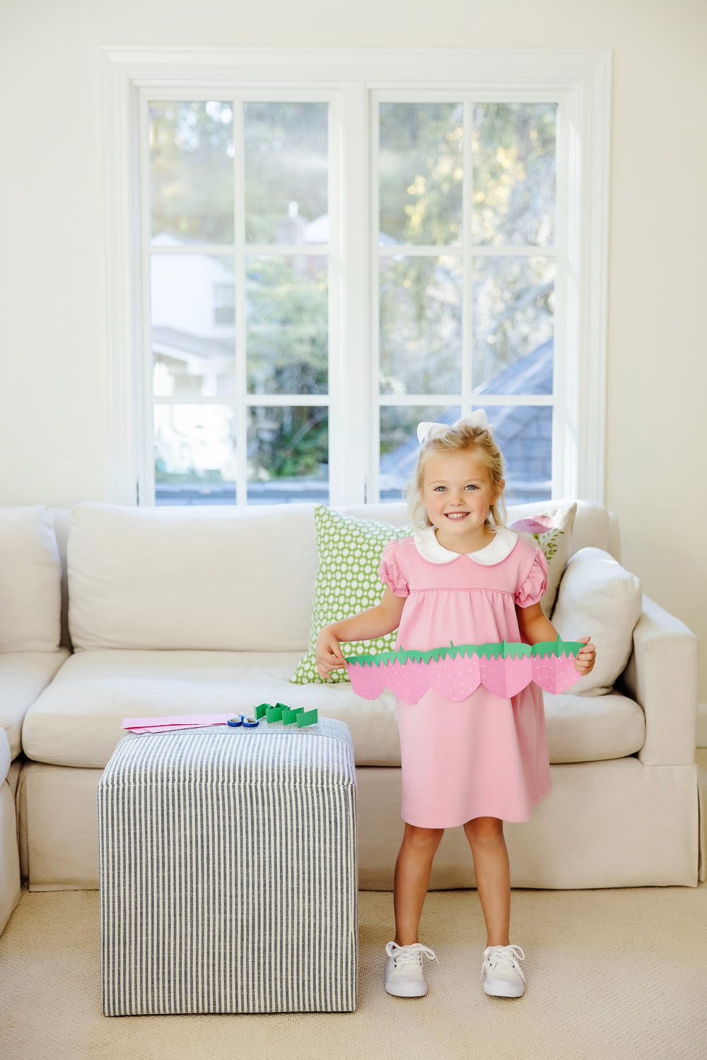 Holly Day Dress Hampton's Hot Pink Pima