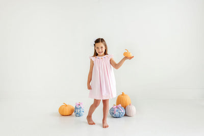 Sandy Smocked Dress Palm BP Pumpkins