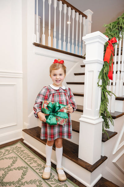 LS Tabitha's Teacher's Pet Dress Keene Place Plaid with Newport Night