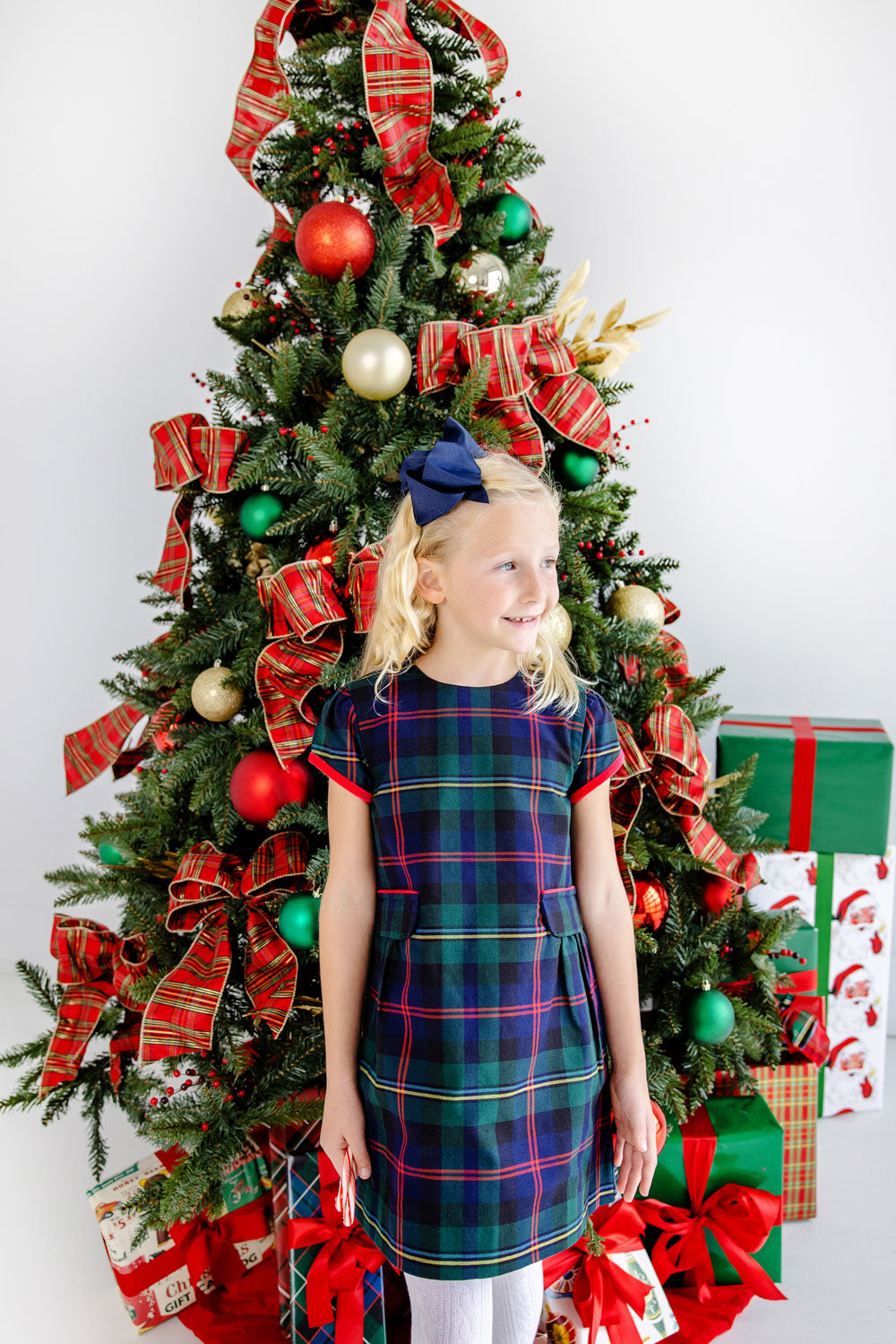 Bett's Bow Dress Horse Trail Tartan