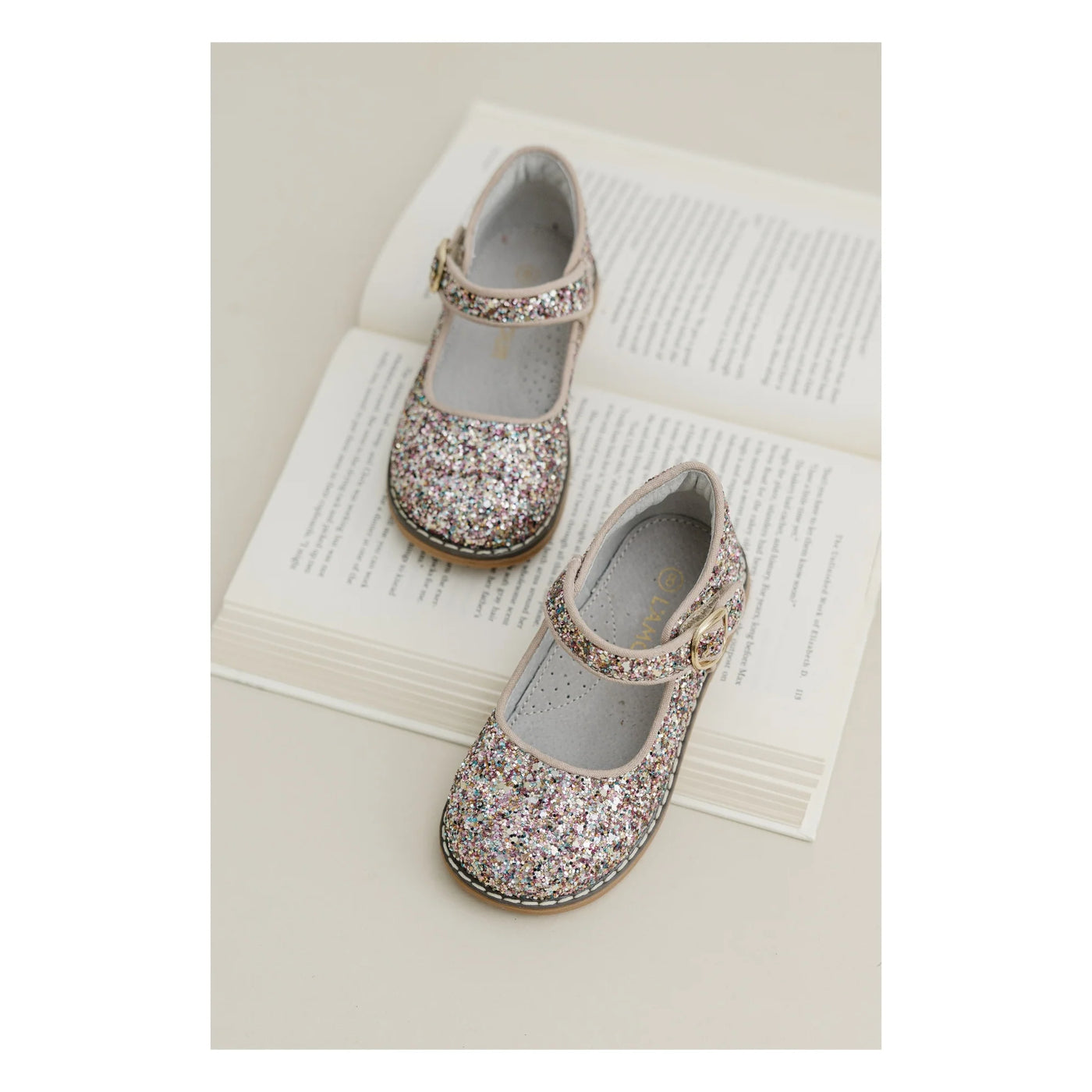 Natasha Glitter Mary Jane Multi Pink