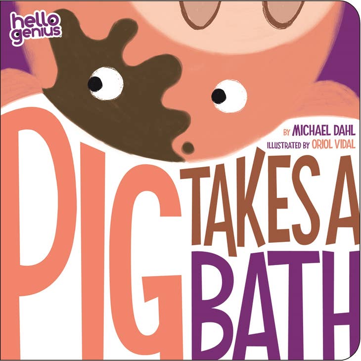 Pig Takes A Bath Board Book