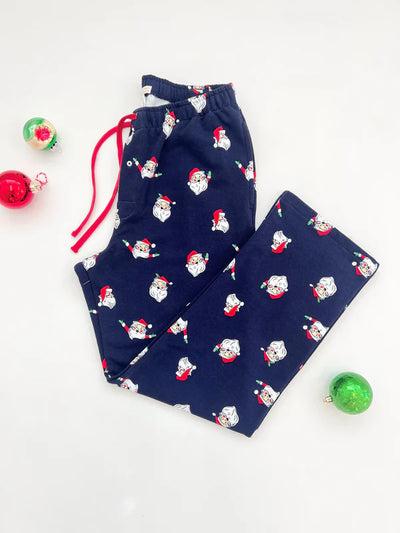Men's Sunday Style Sweatpants Jolly Old St Nick, Richmond Red