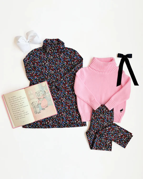 Tatum's Turtleneck Dress Fairfax Farm Floral