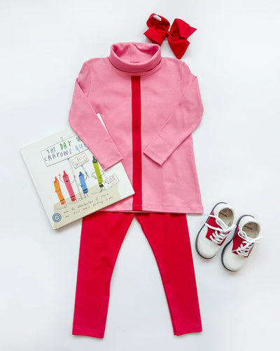 Tenley Tunic Hamptons Hot Pink, Richmond Red
