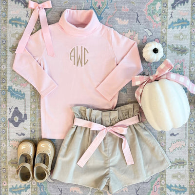 Tatum's Turtleneck Shirt Palm Beach Pink