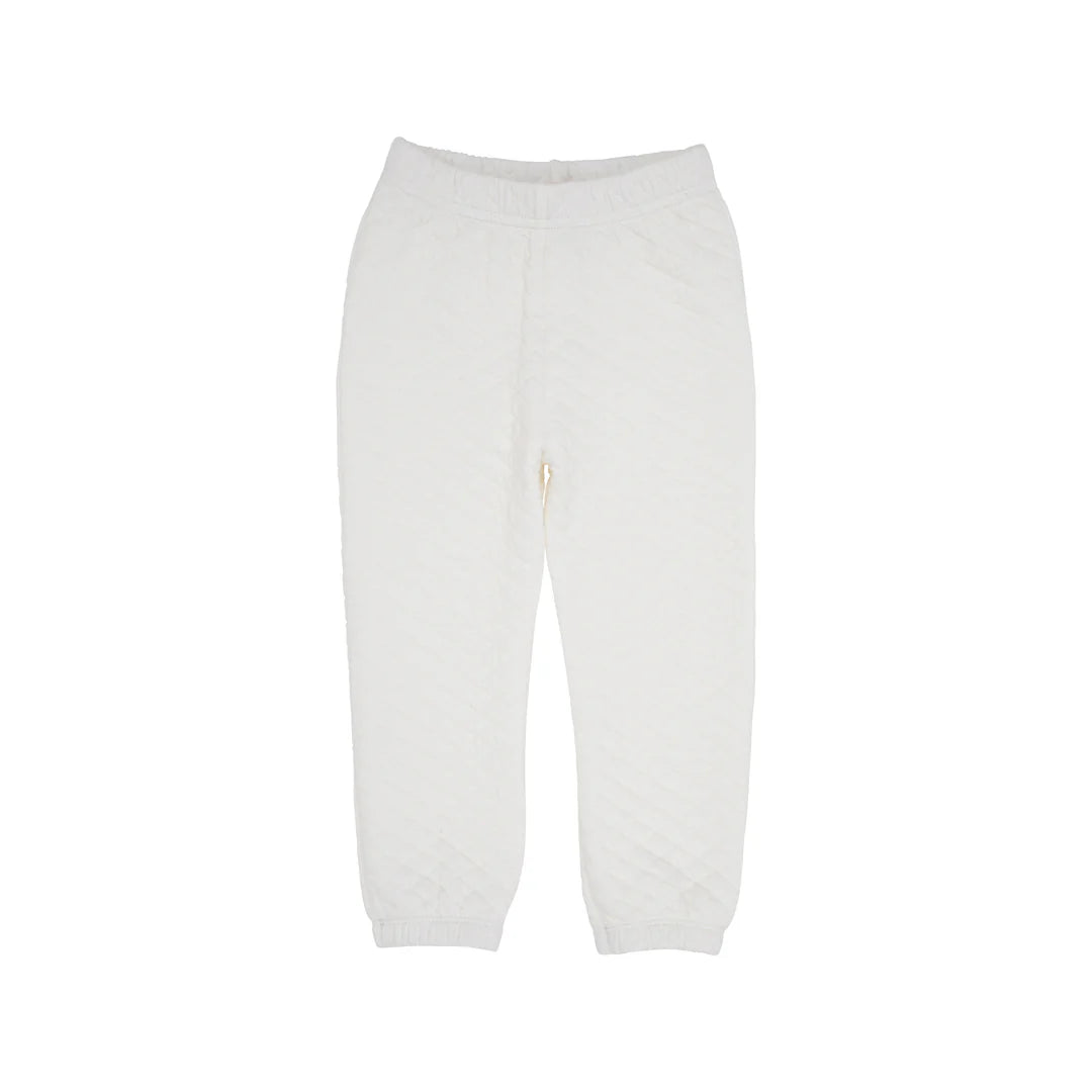 Gates Sweeney Quilted Sweatpant Palmetto Pearl