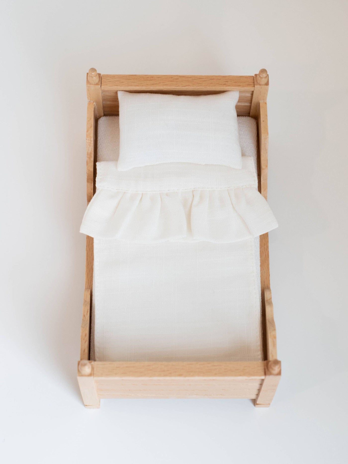 Dollhouse Single Bedding Set | Multiple Colors: Gold Gingam