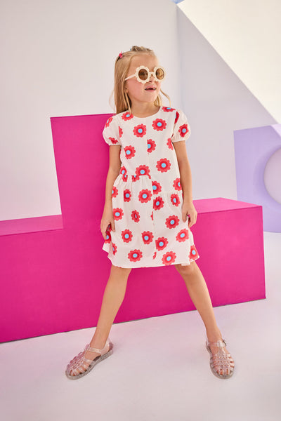 Phillipa Dress Poppy Floral Rouge