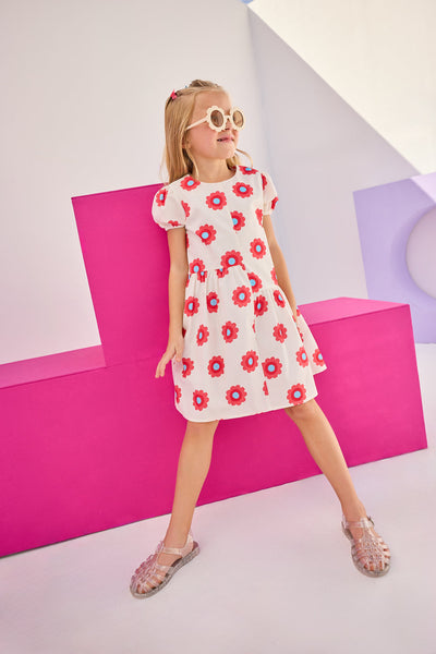 Phillipa Dress Poppy Floral Rouge