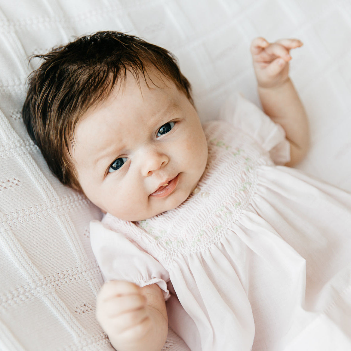 Smocked Rose Dress