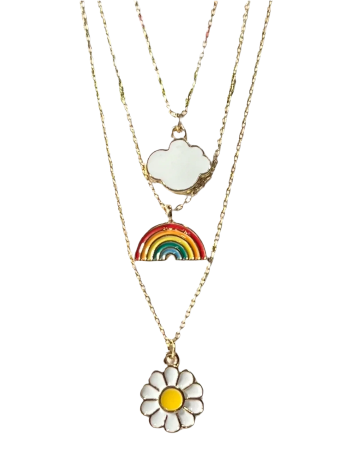 Rainbow Stack Necklace