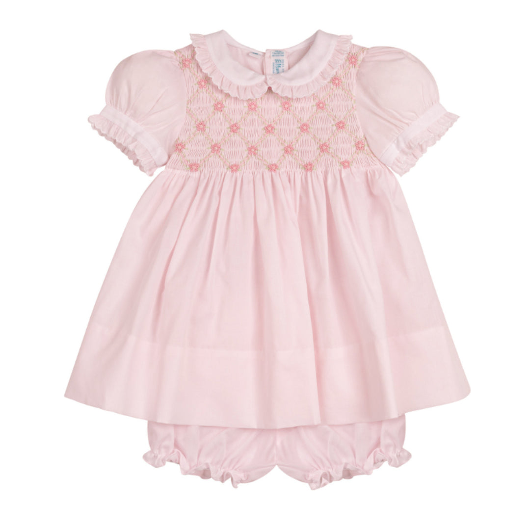 Dainty Smocked Floral Dress