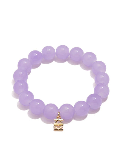 Glass Bead Stretch Bracelet - Various Colors
