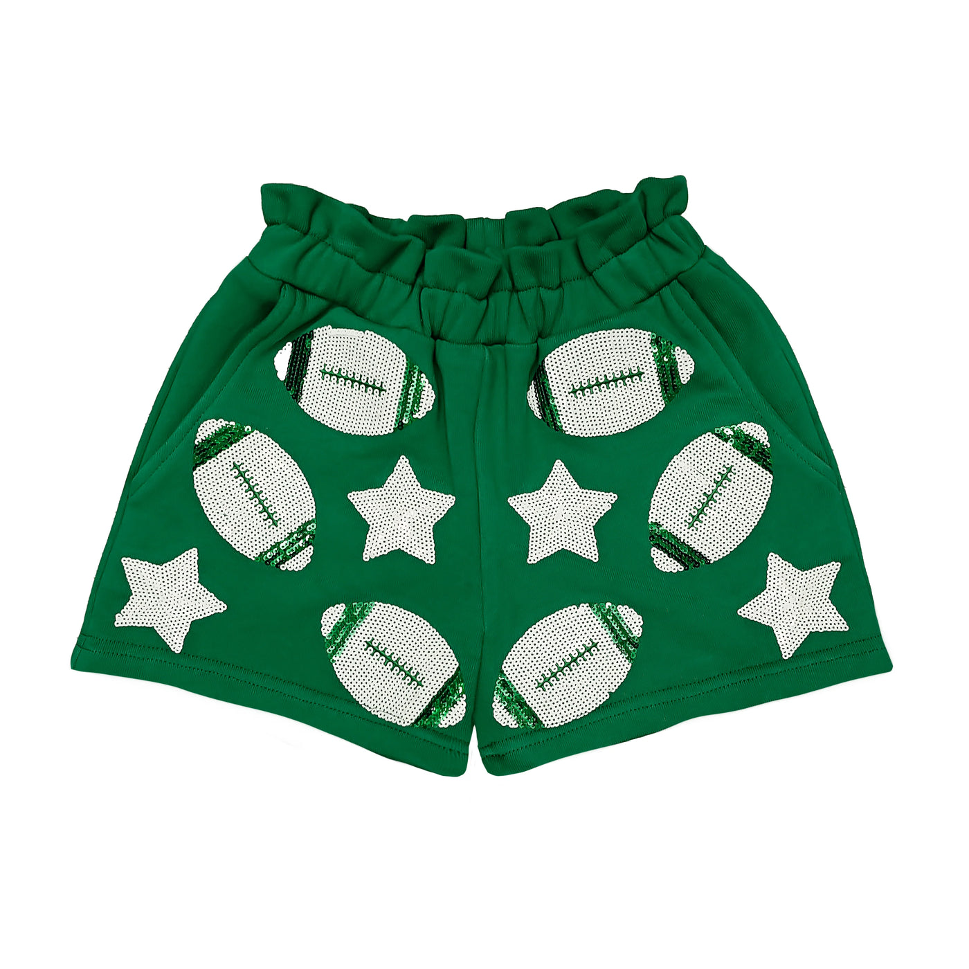 Green Football Shorts