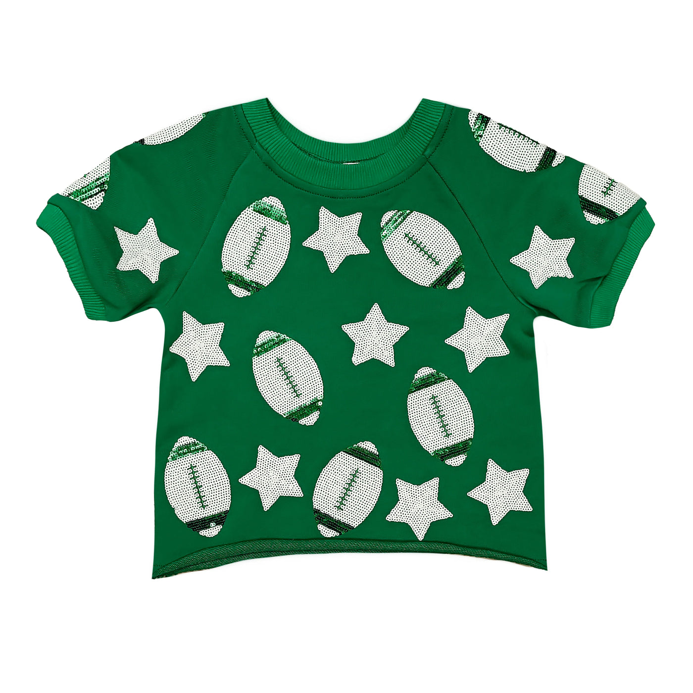 Green Football Top