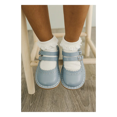 Tatiana Double Strap Mary Jane Spring Blue