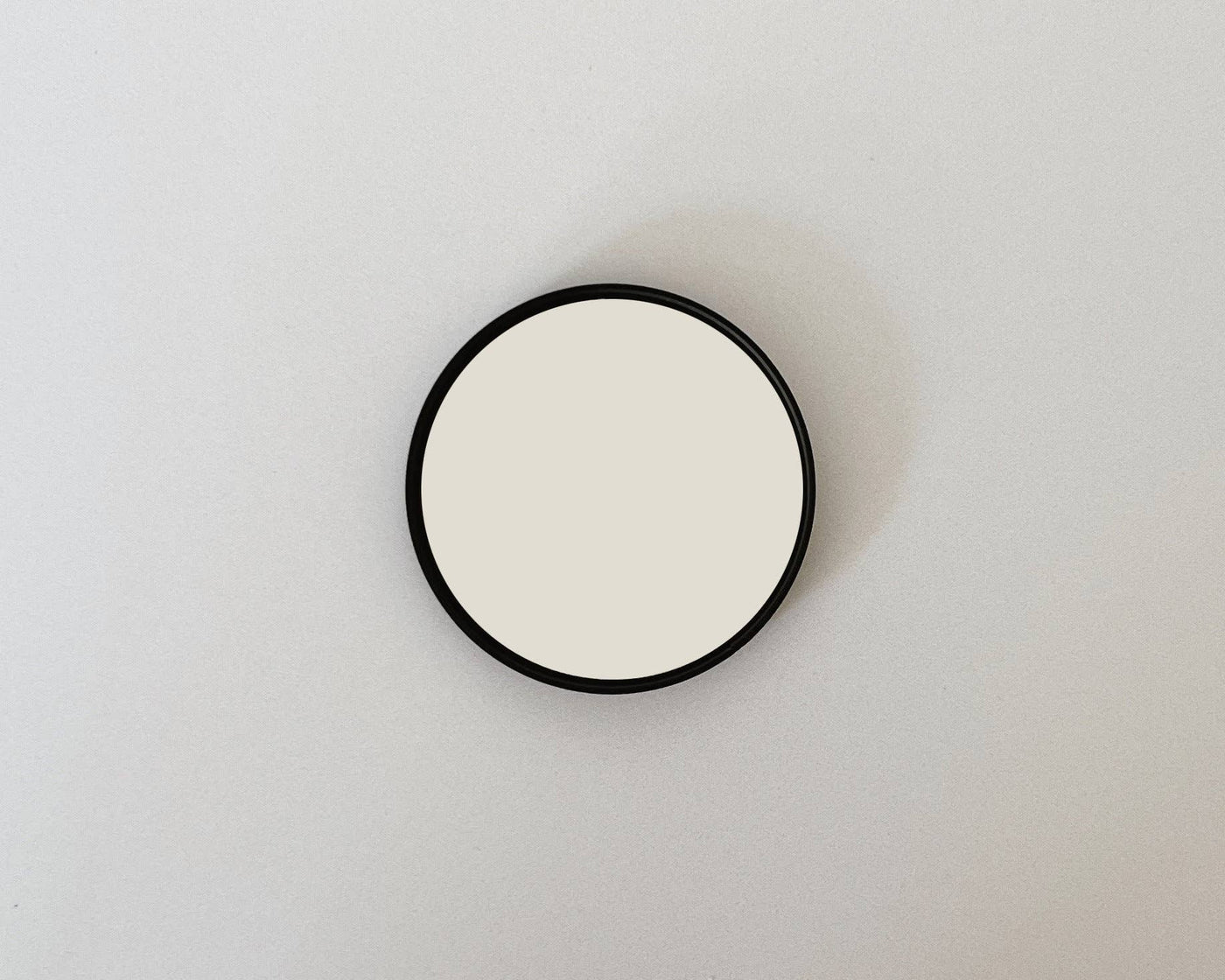 Miniature Round Wall Mirror: Olive