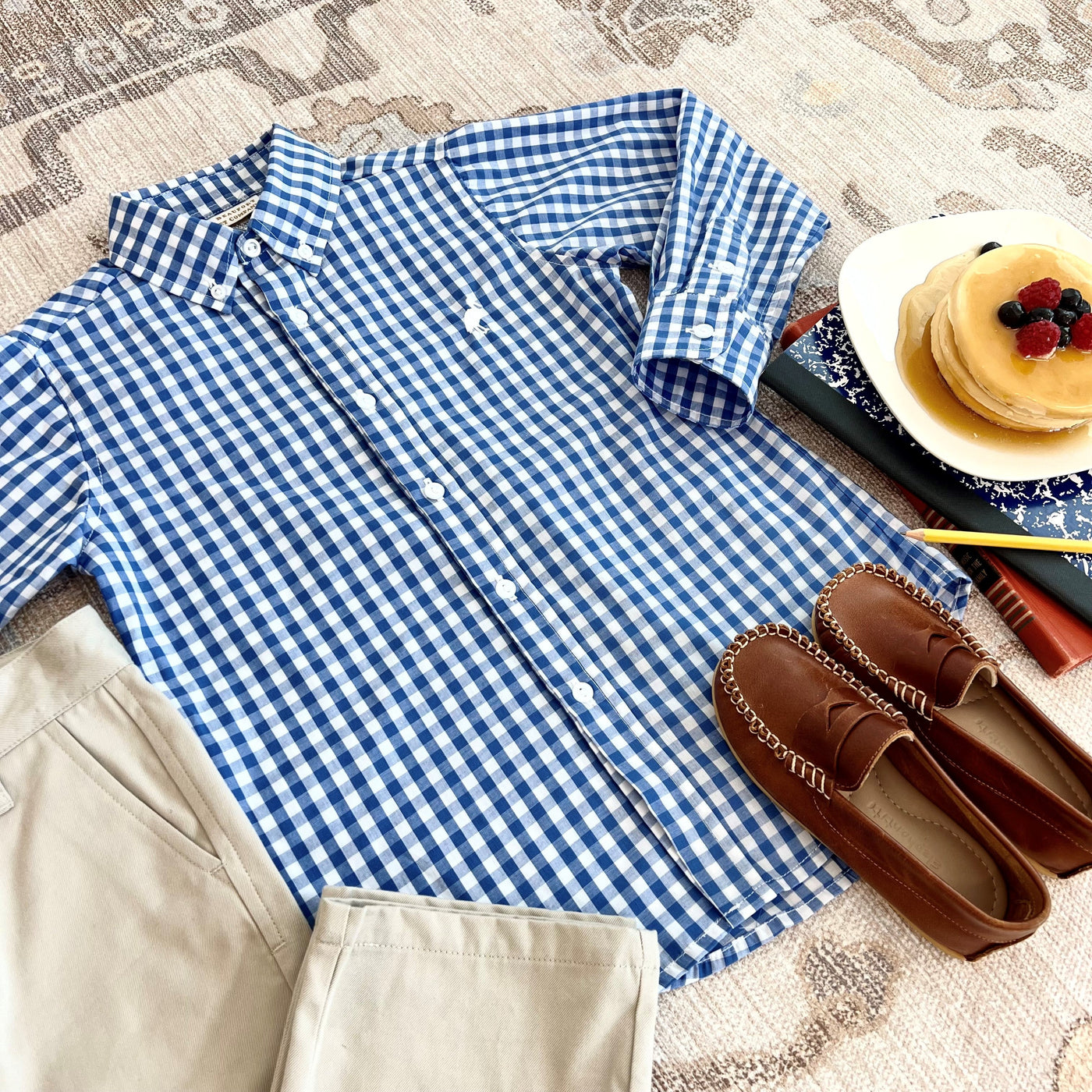 Dean's List Barbados Blue Windowpane