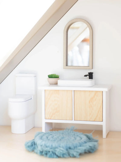 Dollhouse Gold Frame Mirror | Two Styles: Arch